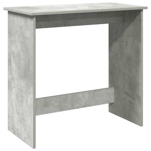 vidaXL Bureau Gris béton 80x40x75 cm Aggloméré