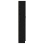 vidaXL Bibliothèque Chêne noir 82 5 x 30 5 x 185 cm Bois d'ingénierie