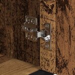 vidaXL Cabinet de salle de bain Bois ancien 35 x 37 5 x 188 5 cm