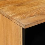 vidaXL Meuble TV Naturel 100 x 33 x 46 cm Bois de mangue massif