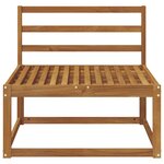 vidaXL Sofa de milieu extérieur Naturel 79 x 83 x 73 cm