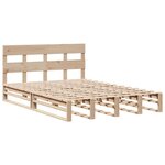 vidaXL Cadre de lit sans matelas 150x200 cm bois de pin massif