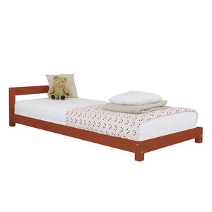 Lit enfant DREAMY 80 x 180 rouge brique