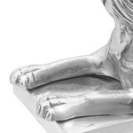 vidaXL Serre-livres 2 Pièces Argent 12 x 15 x 18 cm Aluminium