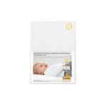Drap-housses en jersey pour berceaux cododos et poussettes en double kit blanc