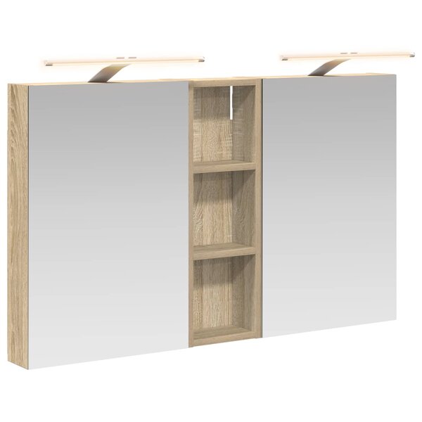 vidaXL Ensemble de Meubles de Salle de Bain 3 Pièces 100 x 10 5 x 60 5 cm
