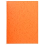 Chemise Simple Sans Élastique Avec 3 Rabats Carte Lustrée 400gm2 - A4 - Orange - X 25 - Exacompta
