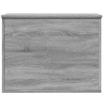 vidaXL Boîte de rangement sonoma gris 60x42x46 cm bois d'ingénierie