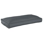 vidaXL Set de coussins de palette 3 Pièces Anthracite 120 x 60 x 12 cm