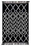 Tapis de salon FAS 120 x 180 cm - Noir