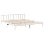 vidaXL Cadre de lit extra long sans matelas 200x220 cm bois massif pin