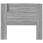 vidaXL Tête de lit Gris Sonoma 120 x 16 5 x 103 5 cm Bois d'ingénierie