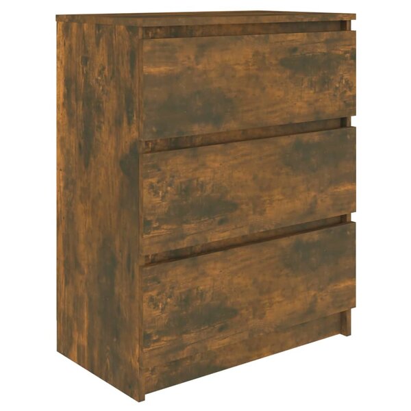 vidaXL Buffet Chêne fumé 60x35x76 cm Bois d'ingénierie