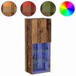 vidaXL Meuble TV Bois Ancien 40.5 x 30 x 102 cm Bois d'ingénierie