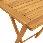 Ensemble Bistro de Jardin 3 pièces en Acacia vidaXL