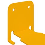 vidaXL Étagère Flottante Invisible Montage mural 24 Pièces Jaune moutarde