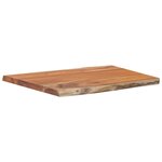 vidaXL Dessus de table 70x60x2 5 cm rectangulaire bois massif acacia