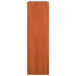 vidaXL Bibliothèque Brun cire 104 x 33 x 110 cm Pin massif