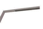 Lampadaire LED MAULsirius col. vario capteur, réglable, pied argenté MAUL