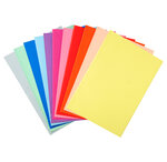 Paquet 250 sous-Chemises 22 x 31 cm Super 60 Assorties 5 couleurs x 5 EXACOMPTA