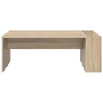 vidaXL Table basse Chêne Sonoma 95 x 50 x 34 cm Bois d'ingénierie