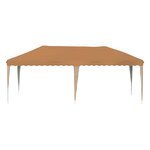 vidaXL Tente de fête pop-up 575 x 290 x 245 cm Beige