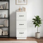 vidaXL Armoire à tiroirs 33 x 34 5 x 87 cm Bois d'ingénierie