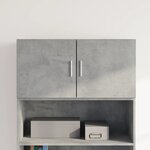 vidaXL Armoire murale gris béton 80x42 5x40 cm bois d'ingénierie
