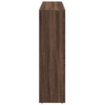 vidaXL Étagère séparatrice de pièce 3 niveaux chêne marron