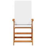 Chaises de jardin relaxantes vidaXL avec coussins 6 Pièces en bois de teck massif