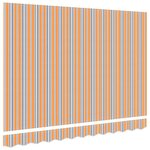 vidaXL Toile de rechange pour store banne Multicolore 350 x 200 cm