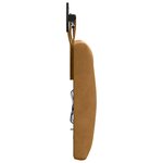 vidaXL Tête de lit suspendue Marron Velours