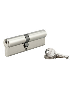 THIRARD - Cylindre de serrure double entrée SA UNIKEY (achetez-en plusieurs  ouvrez avec la même clé)   45x55mm  3 clés  nickelé