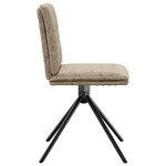 vidaXL Chaise à manger gris clair similicuir daim