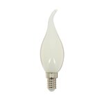 Ampoule à filament led flamme coup de vent  culot e14  4w cons. (40w eq.)  lumière blanche neutre