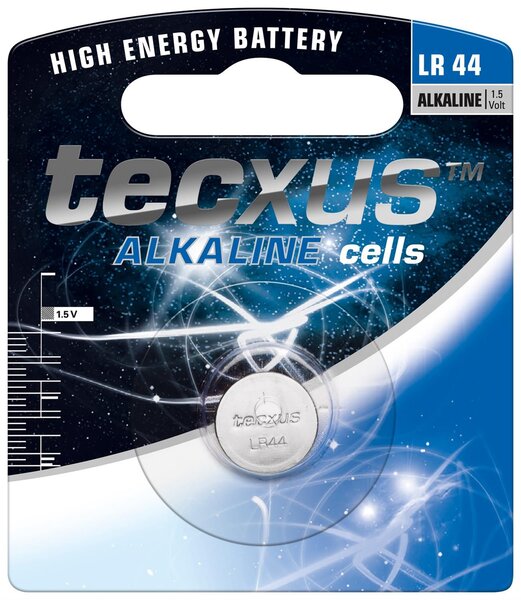Pile Bouton Alcaline Maximum LR44 AG13 1,5 V 145 mAh TECXUS