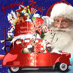 Carte Joyeux Noël avec Enveloppe Blanche 15x15cm