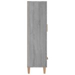vidaXL Buffet Sonoma gris 70x31x115 cm Bois d'ingénierie