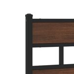 vidaXL Cadre de lit sans matelas avec tête de lit 120x190 cm