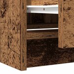 vidaXL Meuble TV vieux bois 40x35x54 cm bois d'ingénierie
