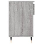 vidaXL Armoire à chaussures Sonoma gris 102x36x60 cm Bois d'ingénierie