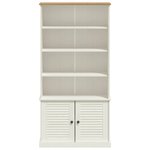 vidaXL Bibliothèque VIGO blanc 85x35x170 cm bois massif de pin