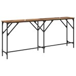 vidaXL Table console Bois ancien 180 x 29 x 75 cm Bois d'ingénierie