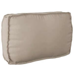 vidaXL Coussin pour dossier de palette Taupe 70 x 40 x 12 cm