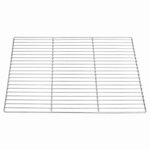 vidaXL Grille de barbecue Argent 60 x 40 cm Acier inoxydable
