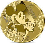 Pièce de monnaie en Or 5 Euro g 0.5 Millésime 2023 MINNIE MOUSE DISNEY