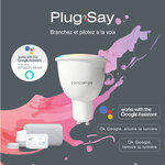 Concierge PlugnSay Color Spot - ampoule LED WIFI GU10 compatible Google Home et Amazon Alexa