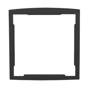 Cadre d'encastrement Noir Sablé RAL 2100 MS