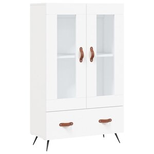 vidaXL Buffet haut blanc 69 5x31x115 cm bois d'ingénierie