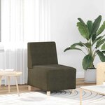 vidaXL Unité de Sofa Modulaire Sans Accoudoirs 2 Pièces Vert